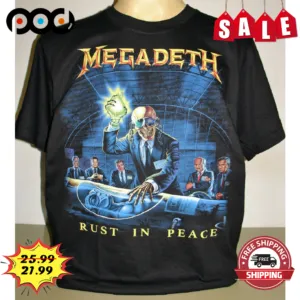 Megadeth Rust In Peace Band Devil Death Shirt