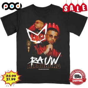 Rauw Alejandro Singer Vintage 2023 Graphic Shirt