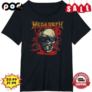Skull Megadeth Colorful Cool Vintage Shirt