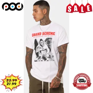 Gorilla Grand Scheme European Tour 89 Vintage Retro Shirt