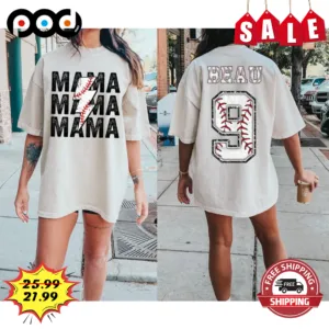 Beau 9 Mama Mama Mama Retro Vintage Shirt