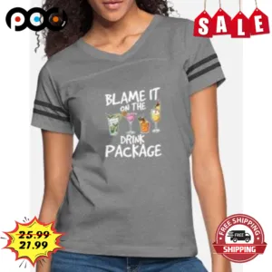 Blame It On The Drink Package Cocktail Shirt