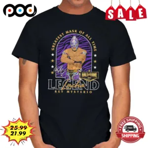 Greatest Mask Of All Time Legend Lucha Rey Mysterio Signature Vintage Shirt