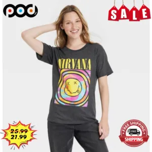 Smile Face Colorful Nirvana Vintage Shirt