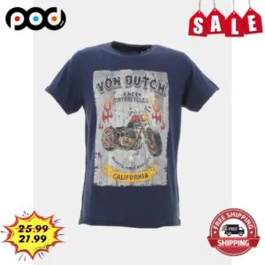 Von Dutch Race Motorcycles Always First Quality California Vintage Shirt