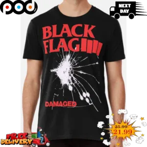 Black Flag Damaged Album Band Break Shirt