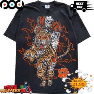 Cincinnati Bengals Ghost Ride Tiger MLB Burning 2023 Shirt