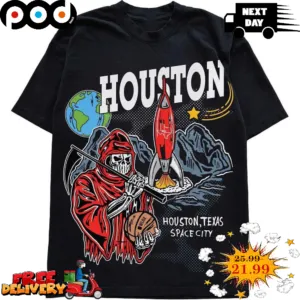 Death Ghost Houston Texas Space City NBA 2023 Shirt