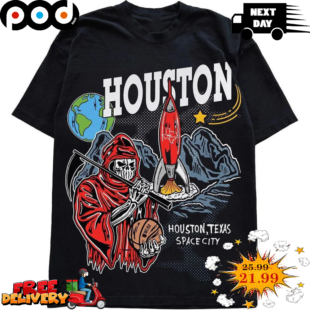 Get Death Ghost Houston Texas Space City NBA 2023 Shirt For Free