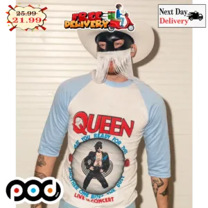 Queen Are You Ready For This Another One Bites The Dust Live In Concert Shirt
