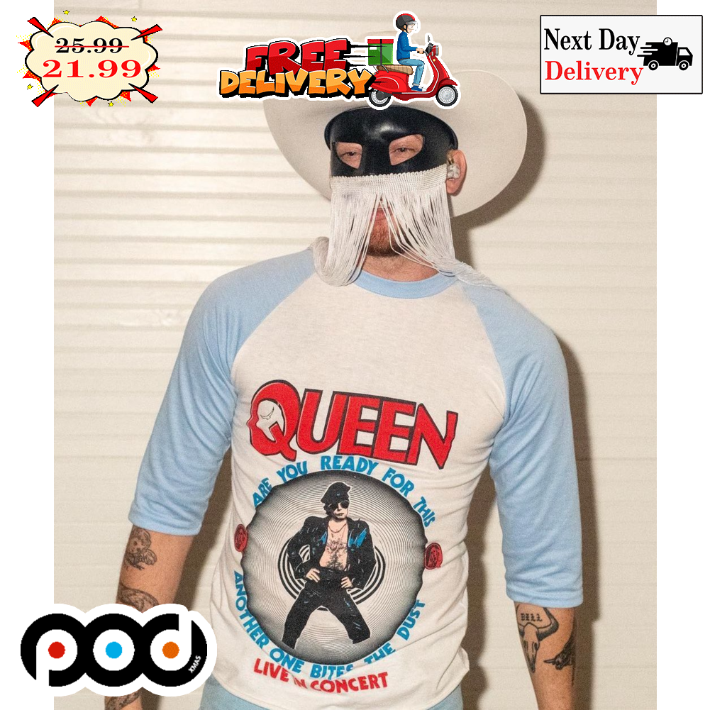 Queen Are You Ready For This Another One Bites The Dust Live In Concert Shirt