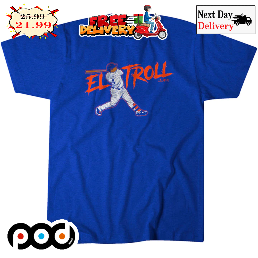 Francisco Alvarez El Troll New York Mets of Major League Shirt