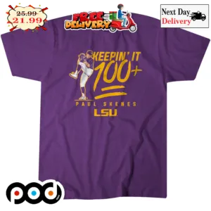 LSU Tigers Baseball Keepin' It 100 Paul Skenes Shirt