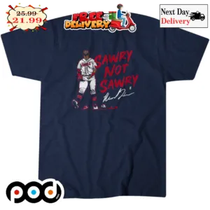 Michael Harris II Sawry Not Sawry Signature Atlanta Braves MLB Vintage 2023 Shirt