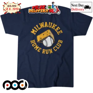 Milwaukee Home Run Club Cheese Baseball Shirt