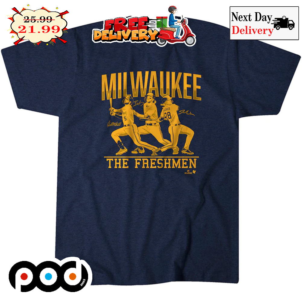Milwaukee The Freshmen Signature Brice Turang Joey Garrett Mitchell Vintage Shirt
