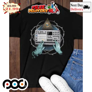Analogrytm Synthesizer Illuminate Hand Music Shirt