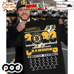 Bruins 2023 Est 1924 Atlantic Division Champions Boston Bruins Shirt