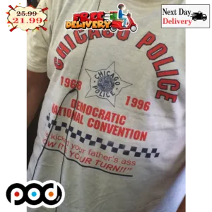 Chicago Police Demoncratic National Convention Vintage Shirt