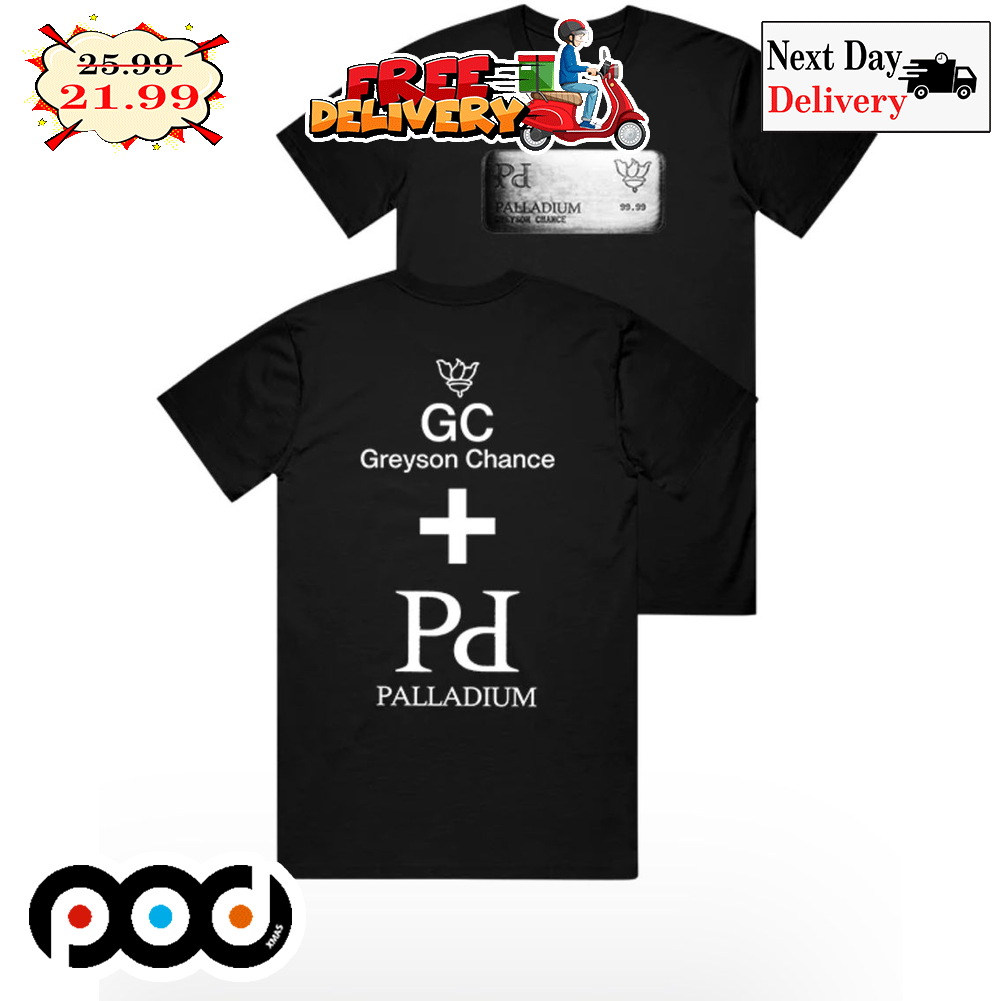 GC Greyson Chance Pd Palladium Shirt GC Greyson Chance Pd Palladium Shirt