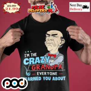 I'm The Crazy Grandpa Everyone Warned You About Vintage Shirt