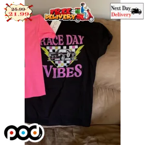 Race Day Vibes Old Car Vintage 2023 Shirt