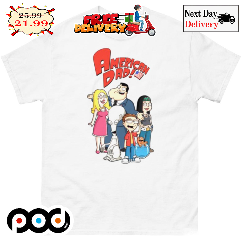 American Dad Parody Family Cartoon Shirt