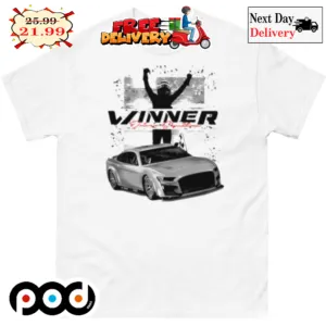 Christopher Bell Checkered Flag Sports 2023 Food City Dirt Race Winner Shirt