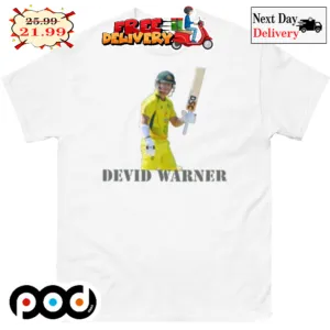 Devid Warner Delhi Capitals Cricket Player Shirt