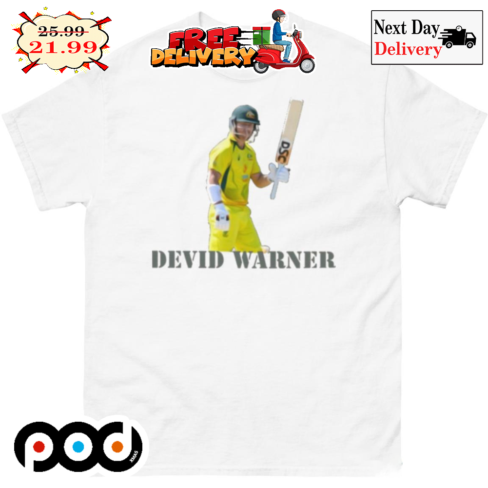 Devid Warner Delhi Capitals Cricket Player Shirt