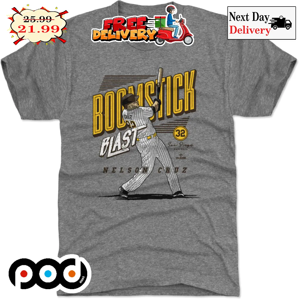 Nelson Cruz Boomstick Blast Goal Signature Vintage Shirt