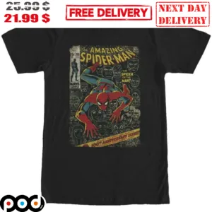 Marvel Amazing Spider Man The Spider Or The Man 100th Anniversary Issue Vintage Shirt