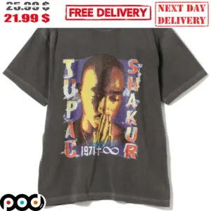 Shakur Tupac 1971 Pray Shirt