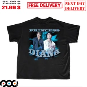 Princess Diana Diamond Word Jungkook BTS Shirt