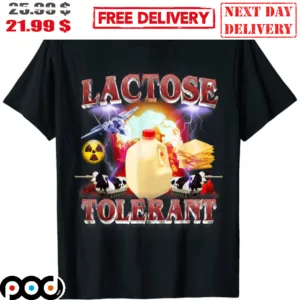 Lactose Tolerant Milk Explosion Radiation Shirt