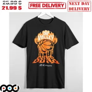 Phoenix Suns The Valley Suns 2023 Playoffs Basketball Art Graphic Vintage Shirt