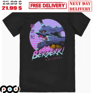 Shin Seiki Evangelion Berserk Graphic Art Shirt