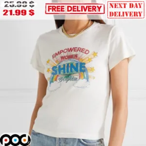 Princess Diana's Empowered Women Shine Rainbow Cloud Shirt