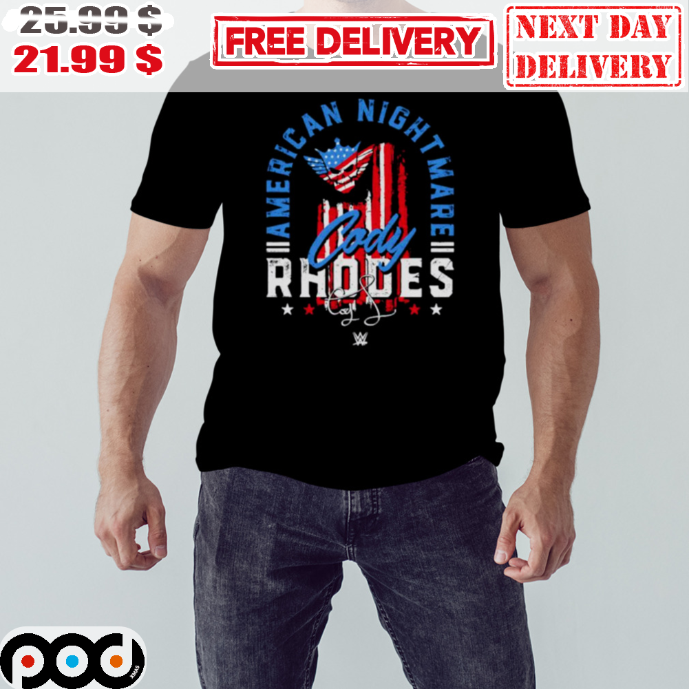 American Night Mare Cody Rhodes America Flag Vintage Shirt