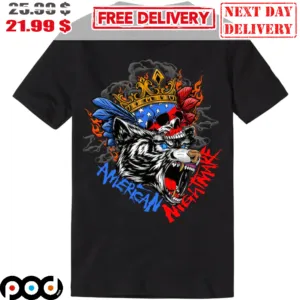 Cody Rhodes Bear Skull American Nightmare WWE Shirt