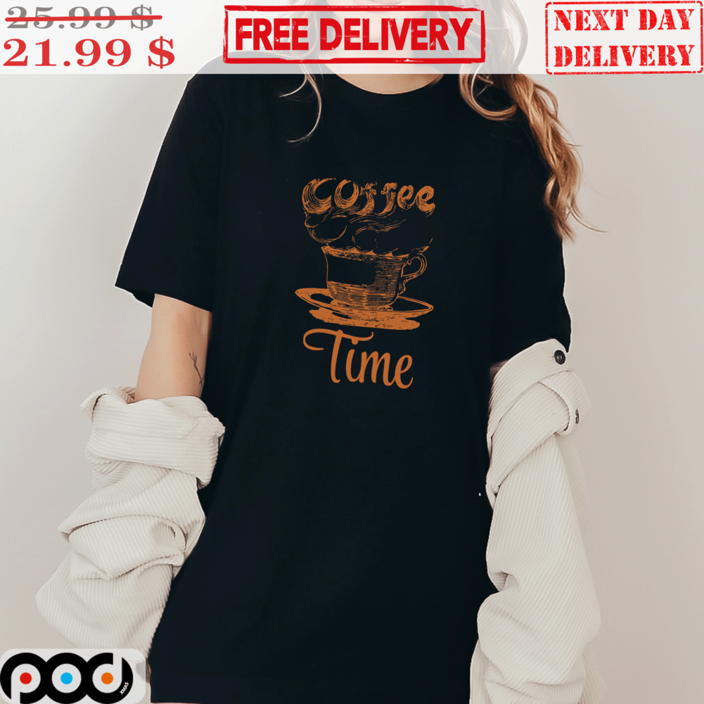Coffee Time Coffee Lover Retro Shirt