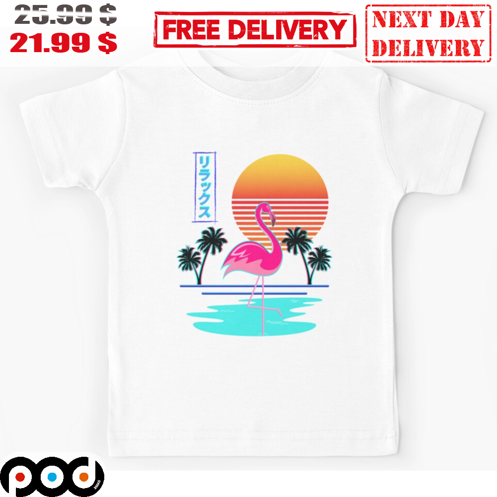 Flamingo Sunset Summer Relaxing Shirt