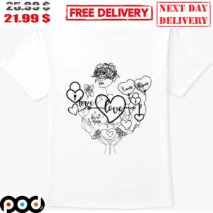 Hand Nature Lock Flower Love Balloon Vintage Shirt