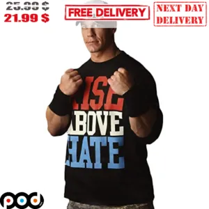 WWE John Cena Rise Above Hate Shirt