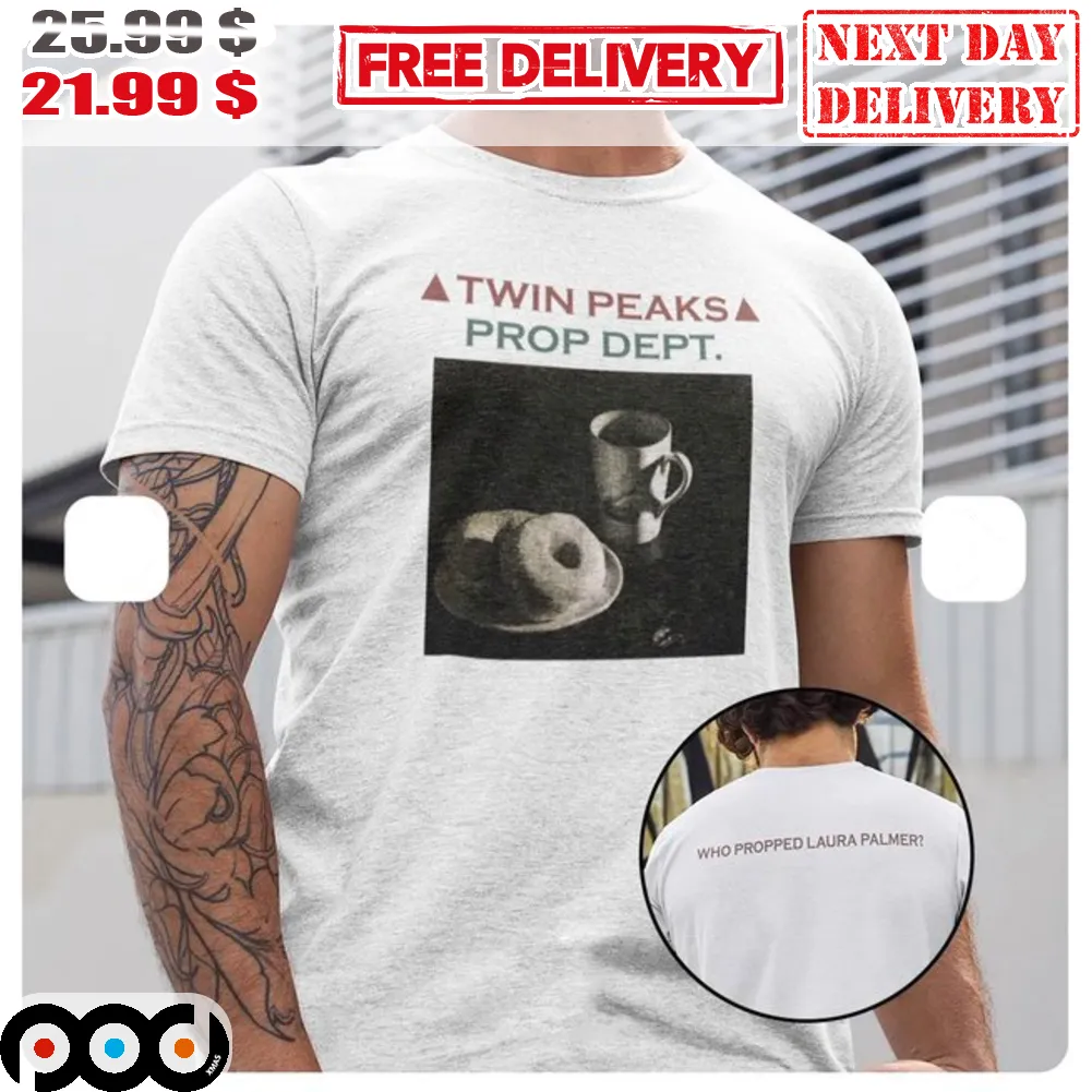 Twin Peaks Prop Dept Coffee Donut Shirt