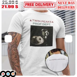 Twin Peaks Prop Dept Coffee Donut Shirt