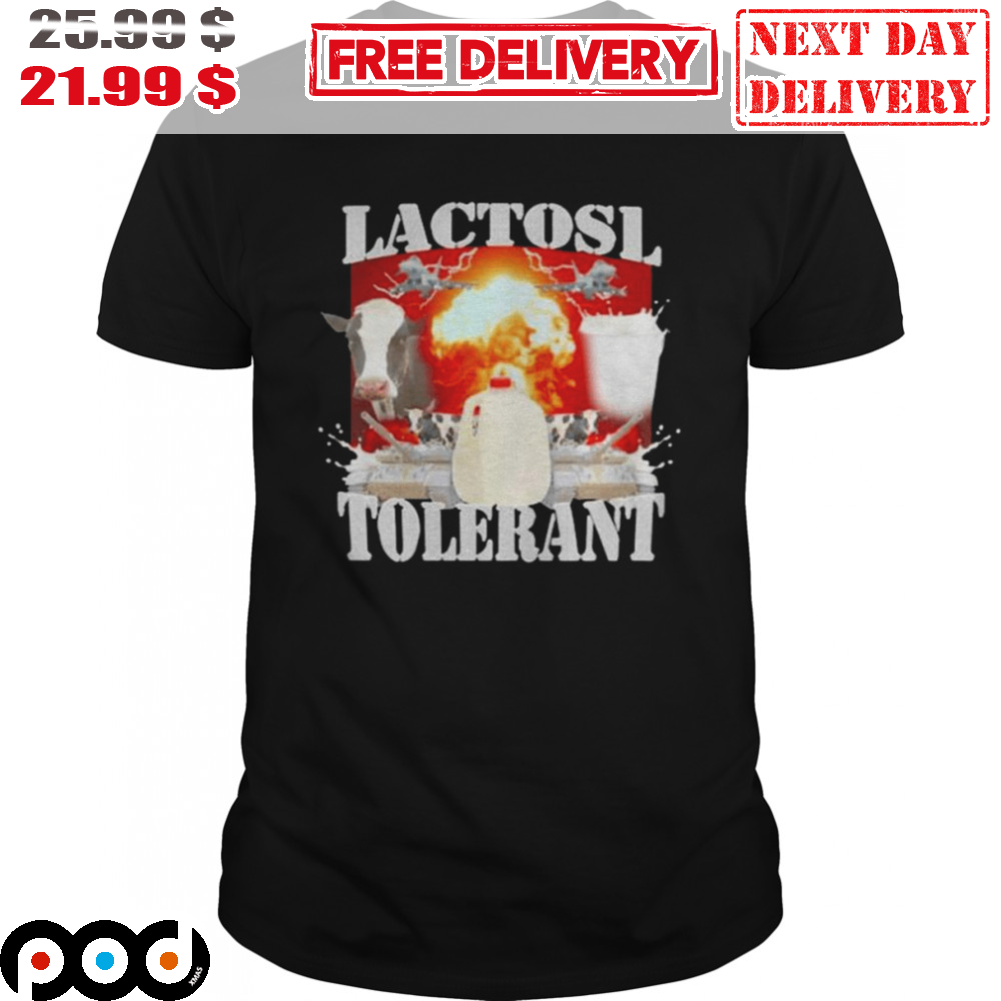 Lactose Tolerant Milk Explosion Shirt