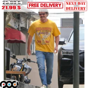 Pedro Pascal World Champions Los Angeles Lakers Vintage Shirt