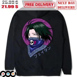 Feitan Black Hunter X Hunter Character Anime Cool Character Hoodie