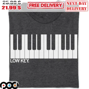 Piano Keyboard Low Key Vintage Shirt